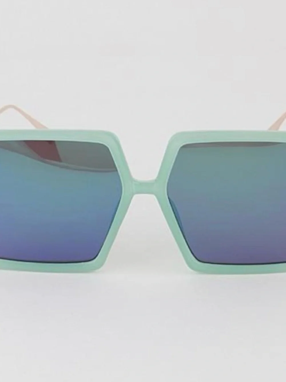 Women’s Hexagonal Fashion Sunglasses - Pink, White, Light Blue, Mint